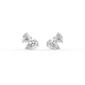Heart and Pear Duo Studs